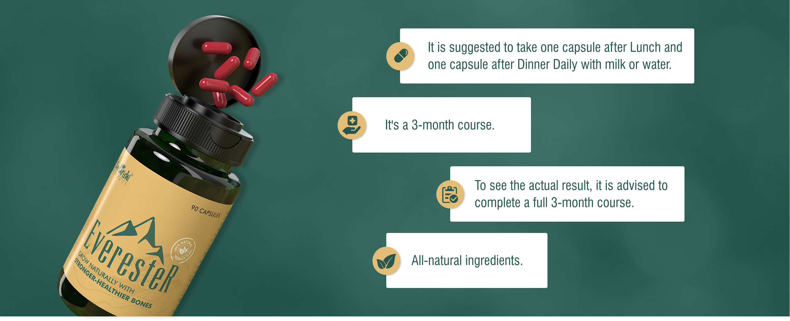 Everester Key Benefits Background